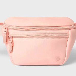 NWT Premium Belt Bag Blush - All In Motion: Water-Resistant Knit Fanny Pack